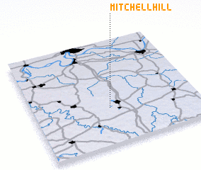 3d view of Mitchell Hill
