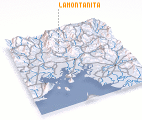 3d view of La Montañita