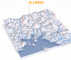 3d view of El Ciprés