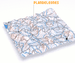 3d view of Plan de Leones