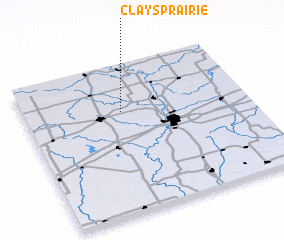 3d view of Clays Prairie