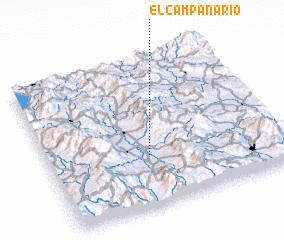 3d view of El Campanario