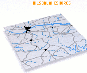 3d view of Wilson Lake Shores