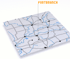 3d view of Fort Branch