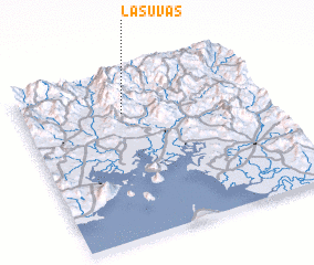 3d view of Las Uvas