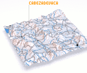 3d view of Cabeza de Vaca