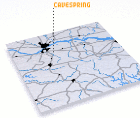 3d view of Cave Spring