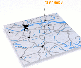 3d view of Glen Mary