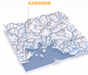 3d view of Ojo de Agua