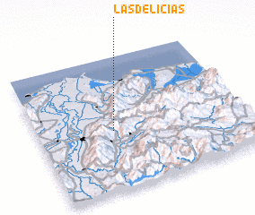 3d view of Las Delicias