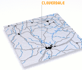 3d view of Cloverdale