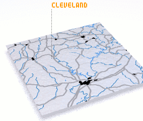 3d view of Cleveland