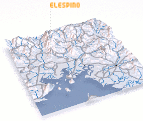 3d view of El Espino