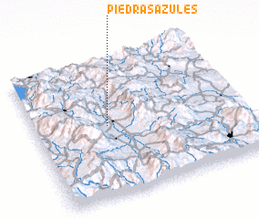 3d view of Piedras Azules