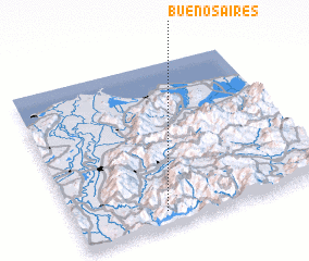 3d view of Buenos Aires