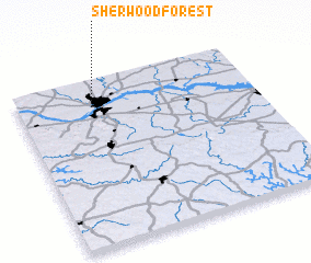 3d view of Sherwood Forest