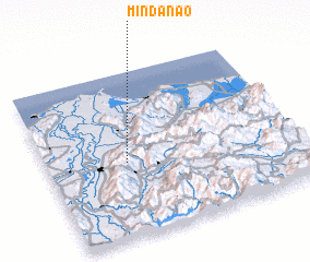 3d view of Mindanao