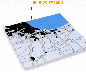 3d view of University Park