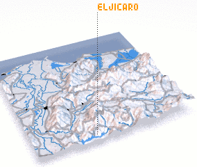 3d view of El Jícaro