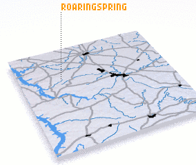 3d view of Roaring Spring