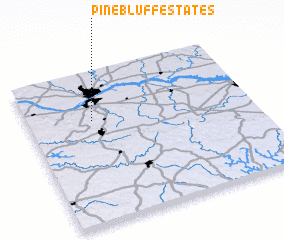 3d view of Pine Bluff Estates