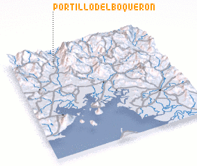 3d view of Portillo del Boquerón