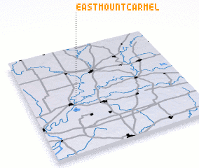 3d view of East Mount Carmel