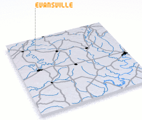 3d view of Evansville