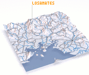 3d view of Los Amates