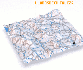 3d view of Llanos de Chitaleza