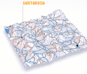 3d view of Santa Rosa