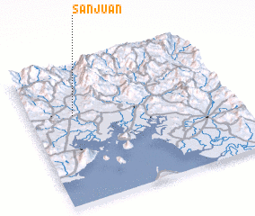 3d view of San Juan