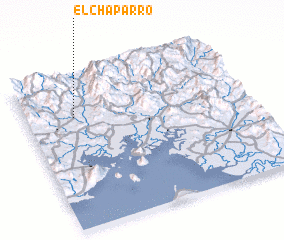 3d view of El Chaparro