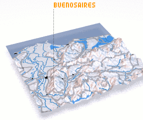 3d view of Buenos Aires