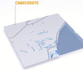 3d view of Chan Cenote