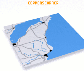 3d view of Coppens Corner