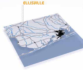 3d view of Ellisville