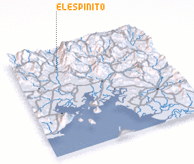 3d view of El Espinito