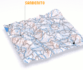 3d view of San Benito