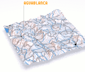 3d view of Agua Blanca