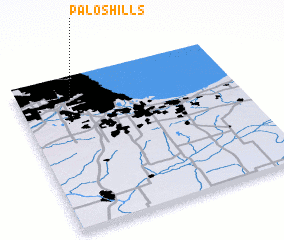 3d view of Palos Hills