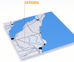 3d view of Denmark