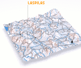 3d view of Las Pilas