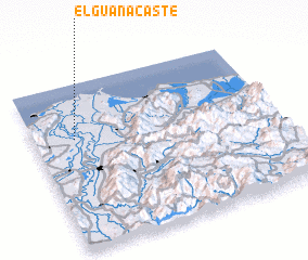 3d view of El Guanacaste