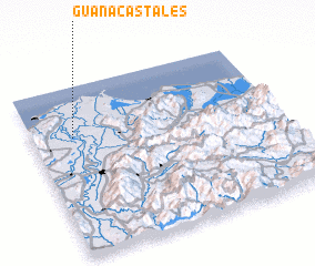 3d view of Guanacastales