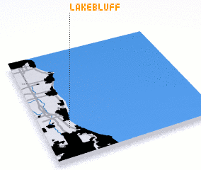 3d view of Lake Bluff