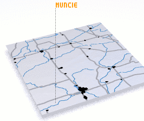 3d view of Muncie