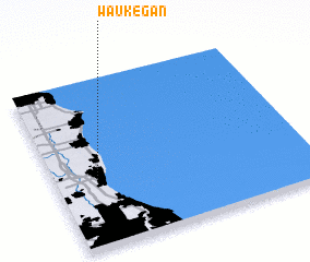 3d view of Waukegan