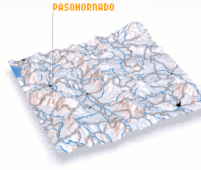 3d view of Paso Hornado