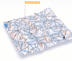 3d view of Río Negro